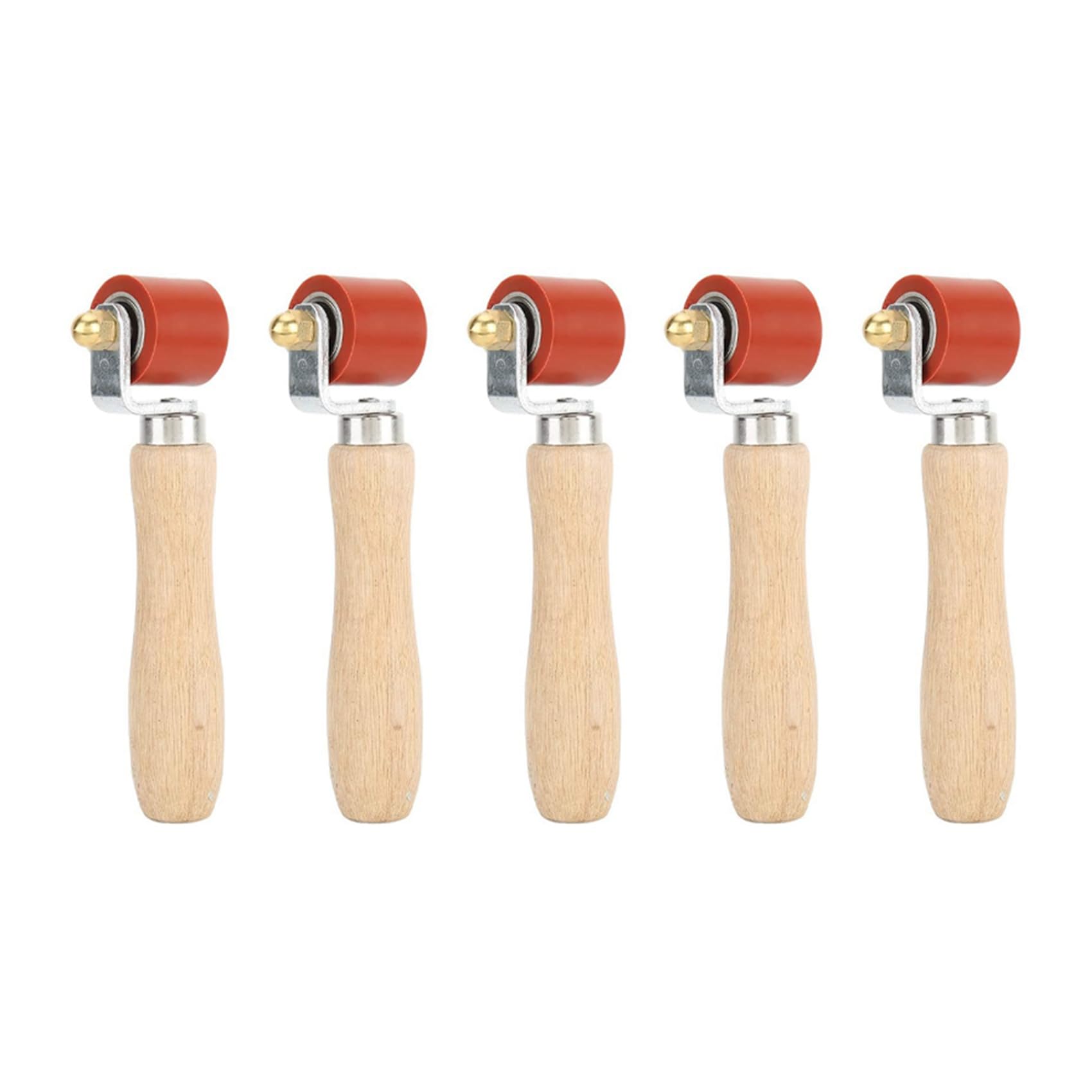 5X Hand Pressure Roller, 28mm Silicone Pressure Roller Rolle for PVC//EPDM Roofing Tools Flooring Tools Welding Tool