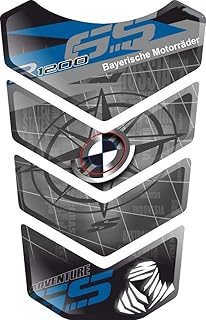 PARASERBATOIO ADESIVO, TANKPAD, TANKSCHUTZ, PROTECTION DE RESEVOIR, RESINATO EFFETTO 3D compatibile con BM.W R1200GS R 120...