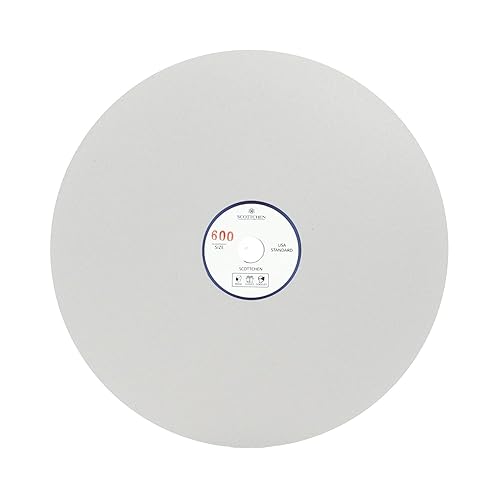 Miniatura 7 de SCOTTCHEN Rueda plana de diamante 8 "x 1/2" disco de lijado de pulido disco de pulido - grano 80