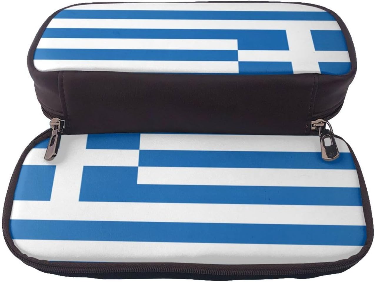 Greek flag Double sided printed pencil case image 5
