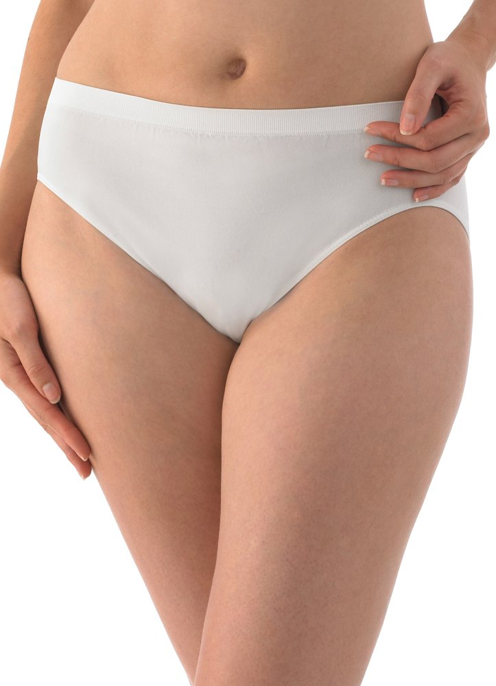 Jockey Women's Underwear Comfies Microfiber French Cut - 3 Pack, Black/Ivory/Light, 8