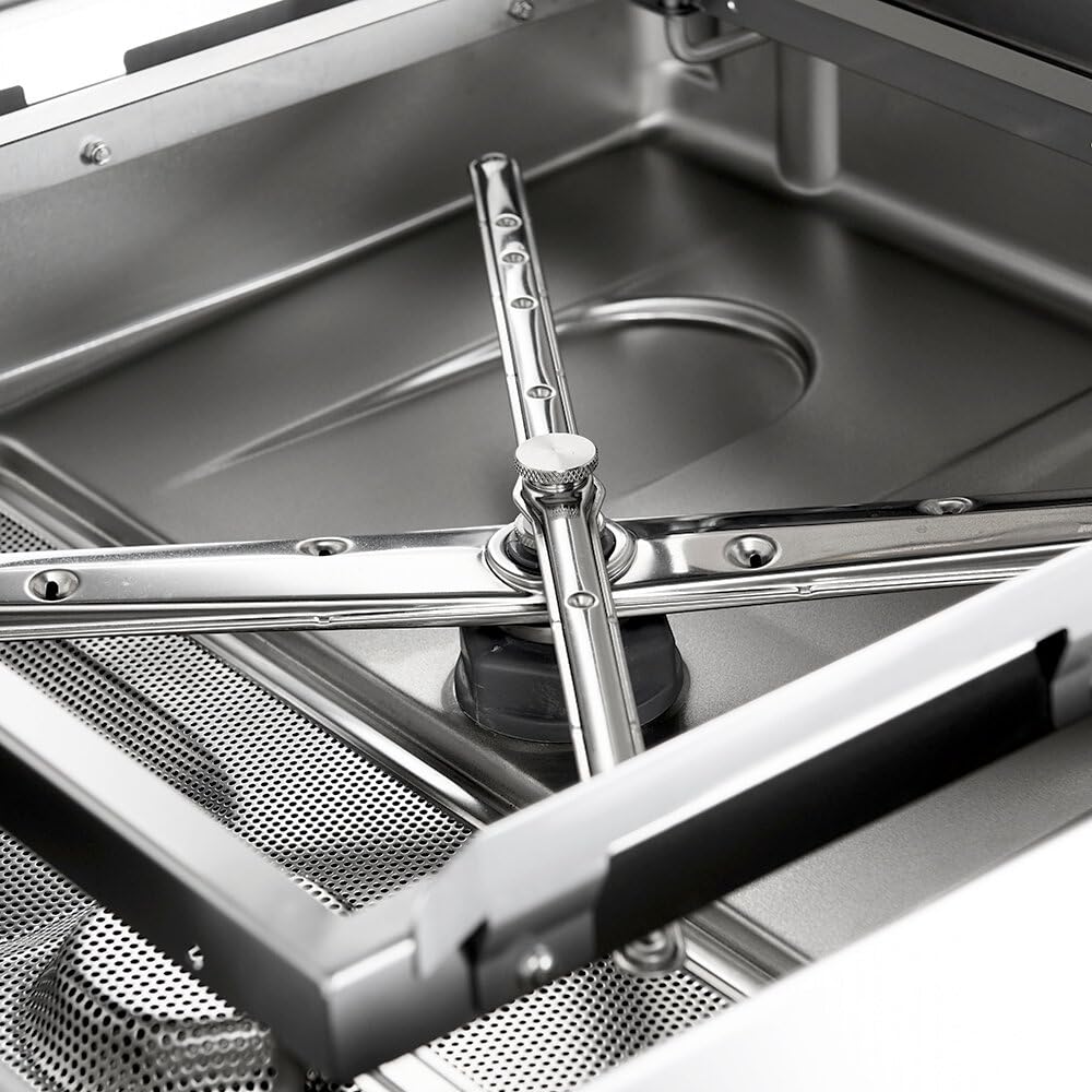 GastroHero Haubenspülmaschine ECO HSME54SL 400 V mit Reiniger- & Klarspüldosierer Ablaufpumpe 50x50 cm Gastro Spülmaschine