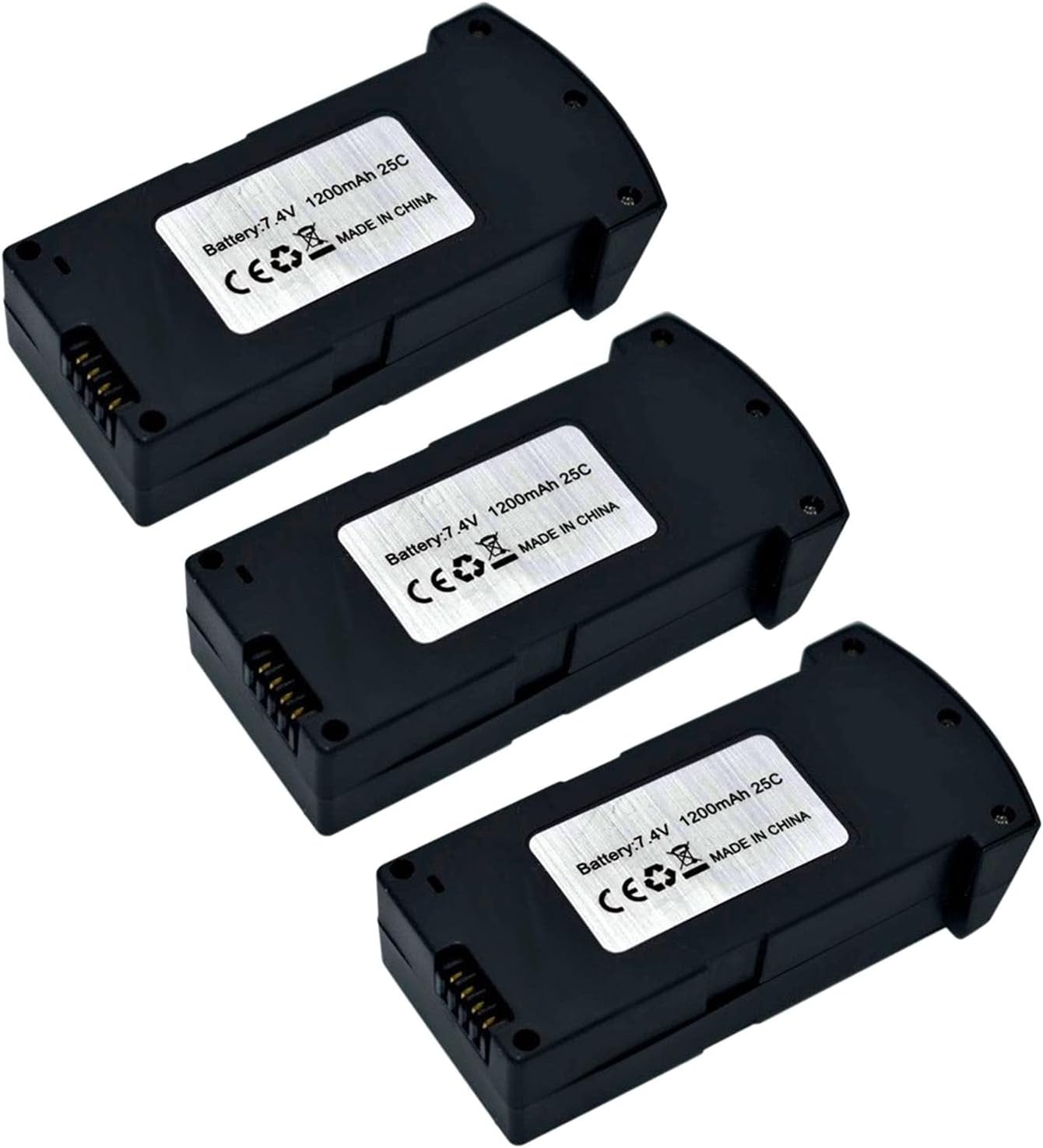 7.4V 1200mah Large Capacity Lithium Battery for E520 E520S Drone - Enjoy Longer F Time - RC Quadcopter Accessories Set - Polymer Lithium - Easy Installation - - B