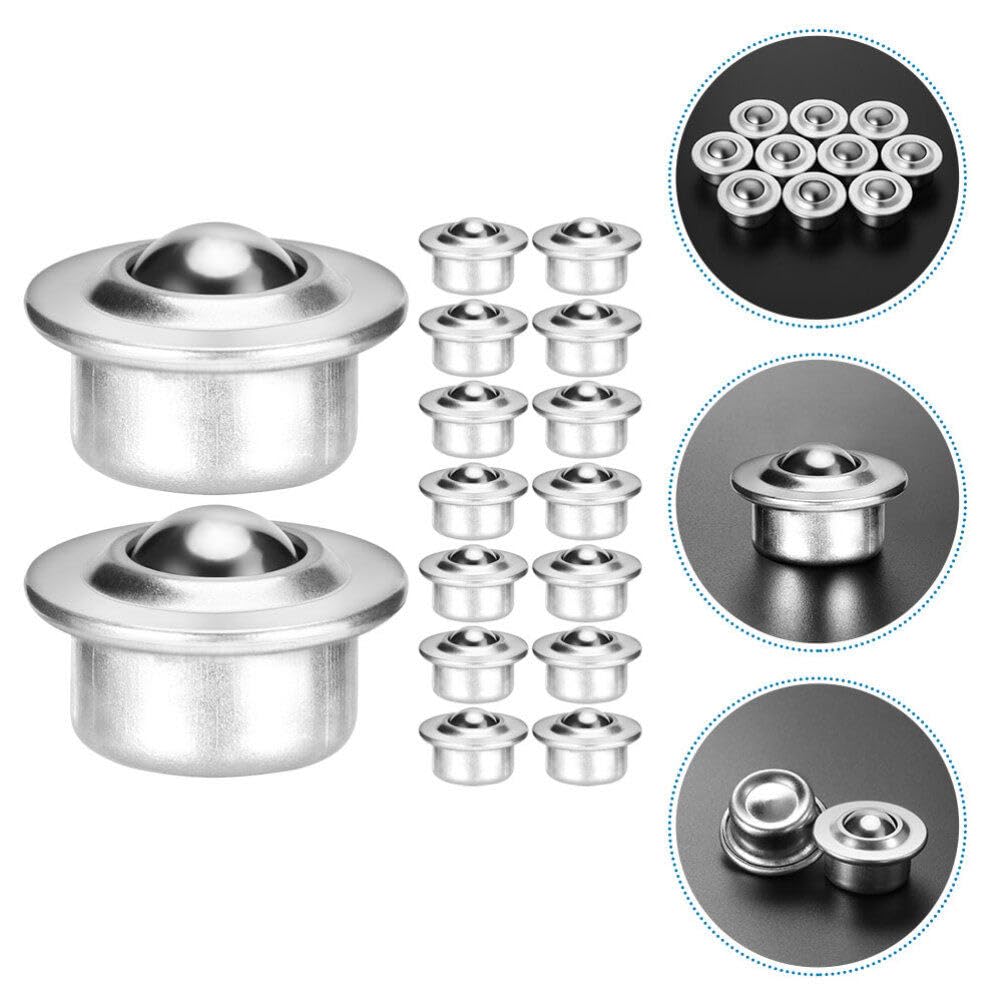 iplusmile 4pcs Small Wheels Ball Caster for Furniture Ball Bearing Furniture Transfer Bearing Furniture Casters Universal Caster Ball Casters Bearing Roller Carbon Steel Ball