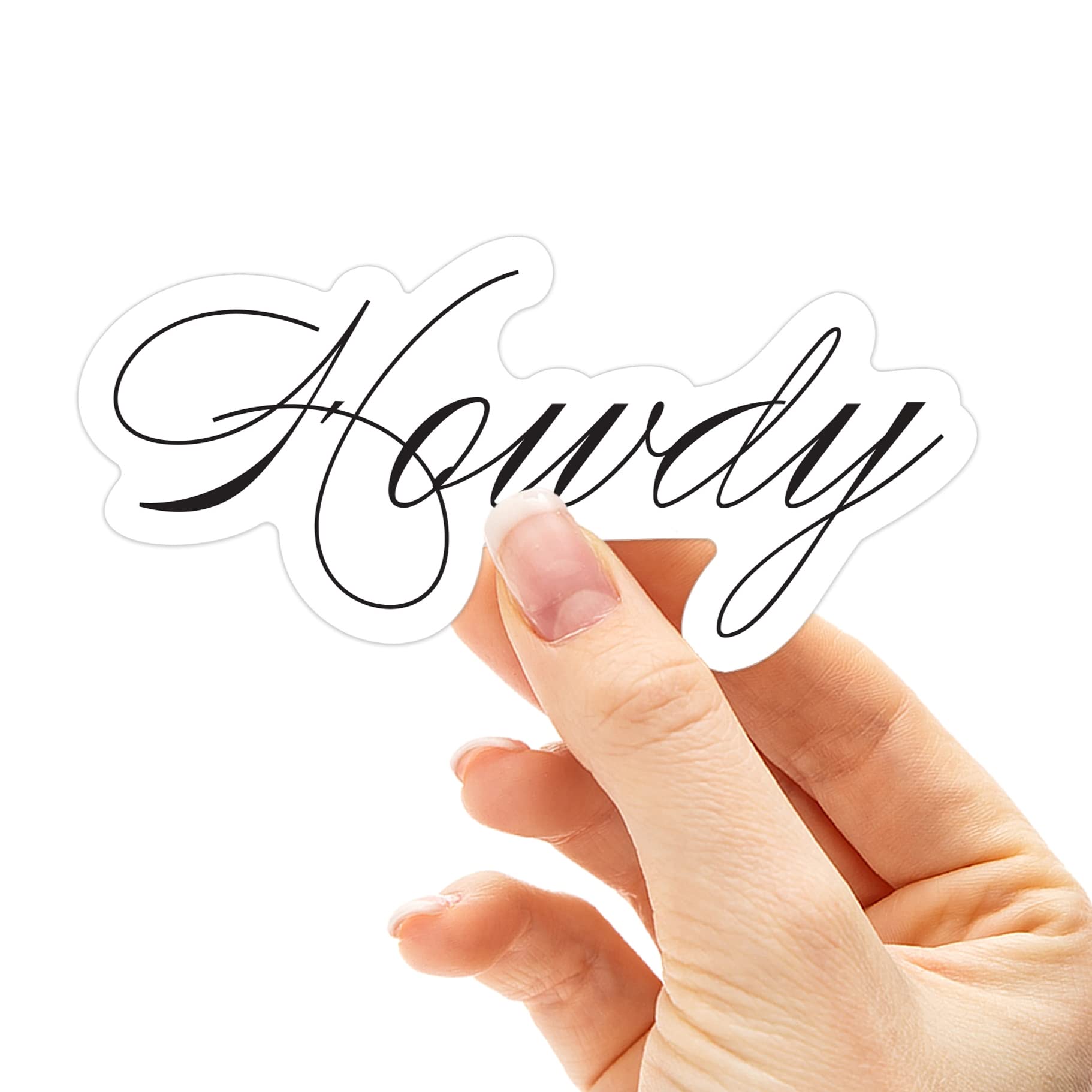 Howdy Country Girl Sticker for Tumbler, Western Quotes Typography Stickers for Hydroflask, Cute Southern Sayings, Texas Cowgirl Laptop Decal