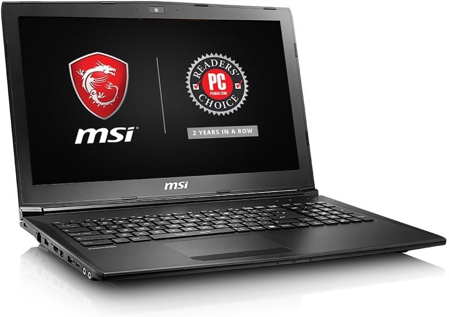 MSI GL62M 7RD-1407 15.6" Full HD Thin and Light Performance Gaming Laptop i5-7300HQ GTX 1050 2G 8GB 256GB SSD Win10 SteelSeries Keys