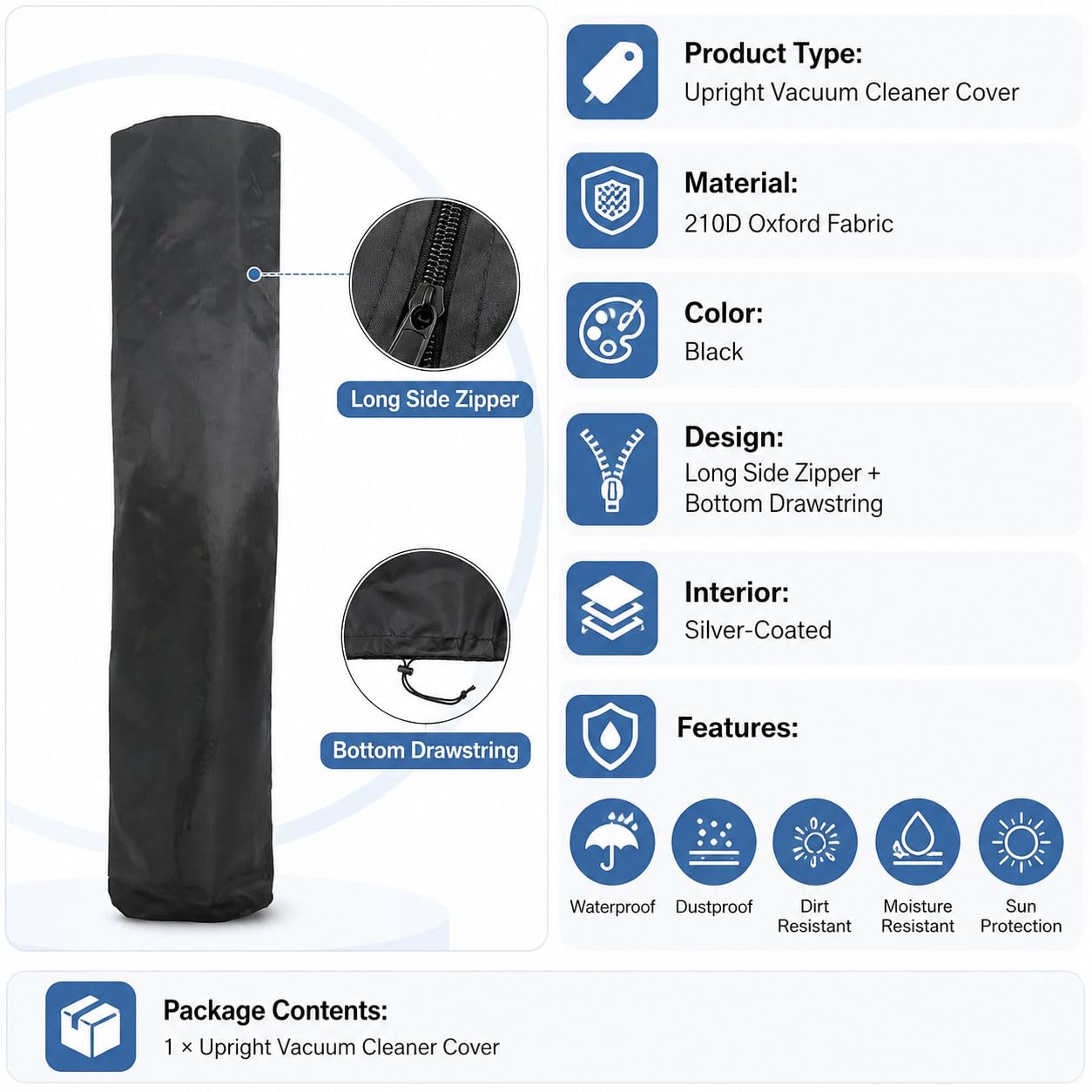 Funda Aspiradora Vertical para Bissell PowerClean 16N59
