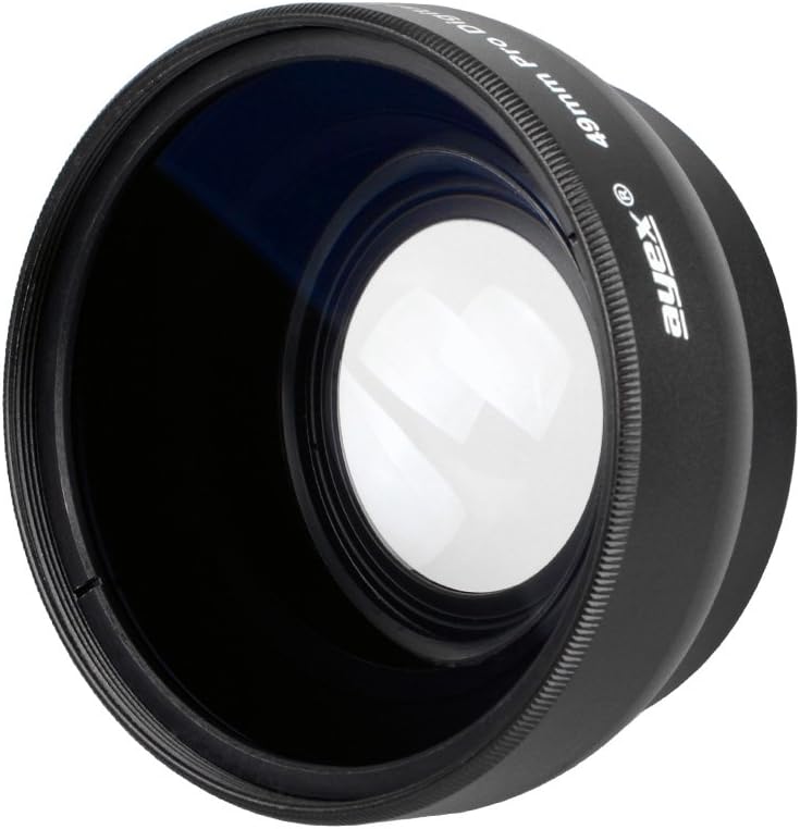 Ayex Wide-angle Conversion Lens 0.45x Multi Coated Wide Angle Lens for 49 mm Connection Thread