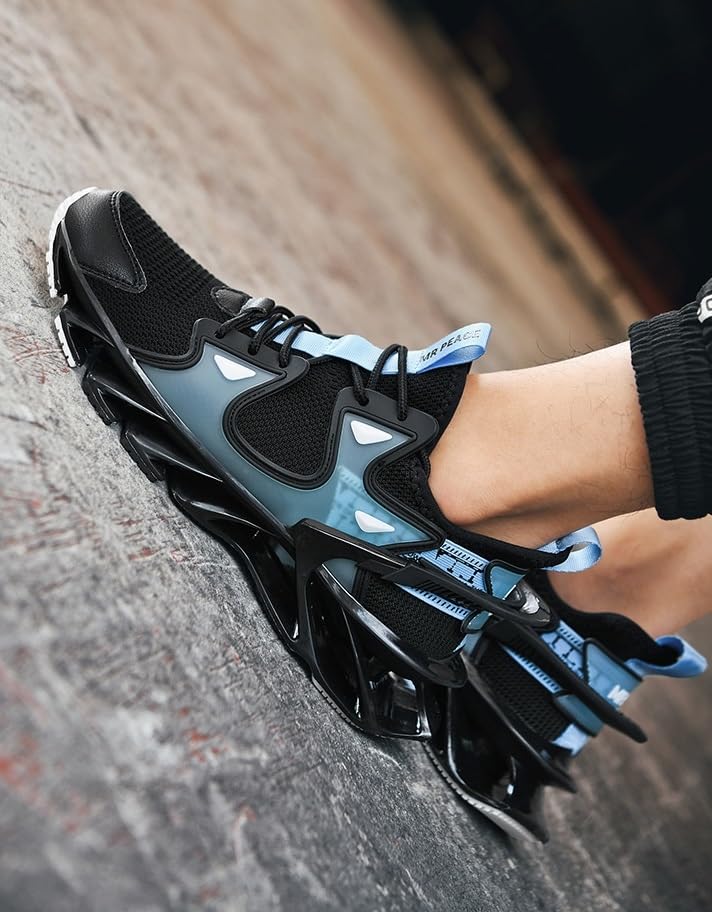 Genérico Zapatillas de Baloncesto Informales for Hombre, Transpirables, Ligeras, Antideslizantes y Resistentes al Desgaste, for Correr Aire Libre Zapatos para Caminar