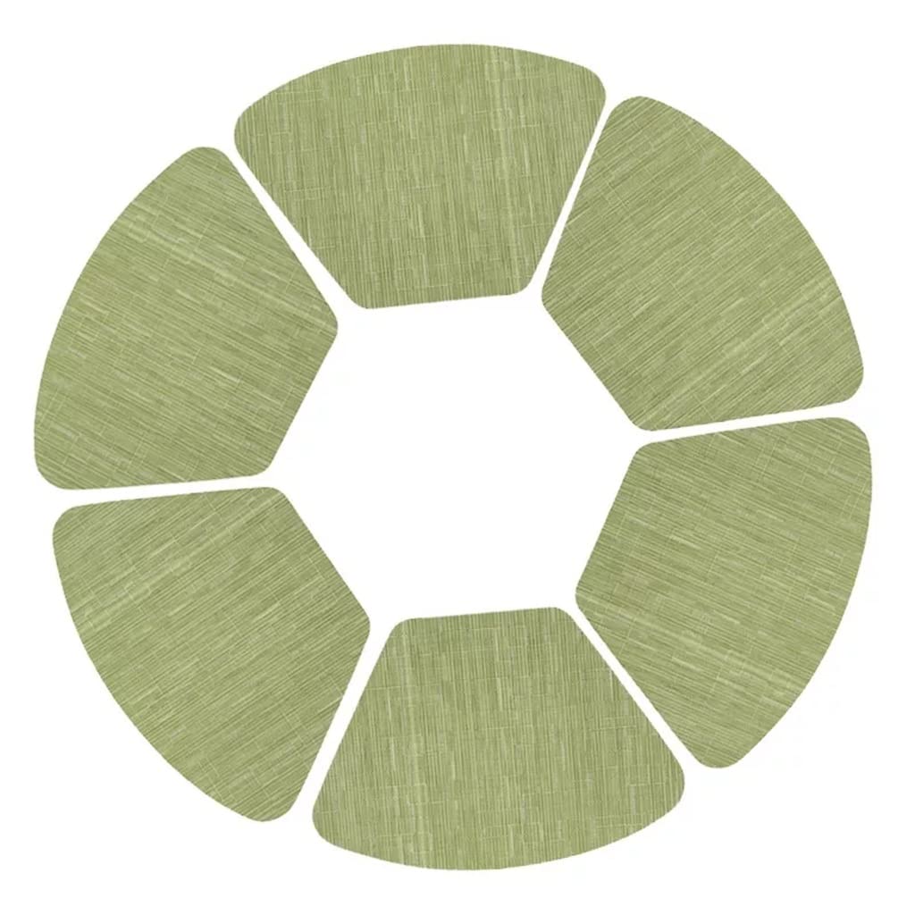 Décoration de Table, Sets de Table, Tapis de Cuisine Rond tissé résistant à la Chaleur pour intérieur et extérieur