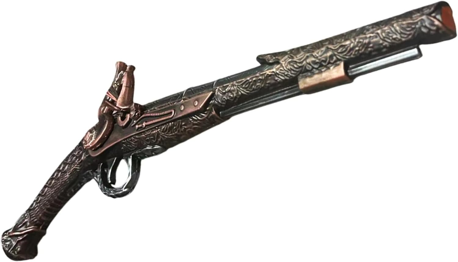 17.75” Victorian Gothic Foam Pistol Prop – Noble Hunter Style Cosplay Display Replica, Adult Costume Accessory