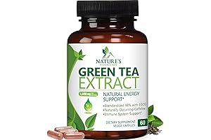 Green Heart Labs - Green Tea Extract Capsules 1000mg 98% Standardized EGCG