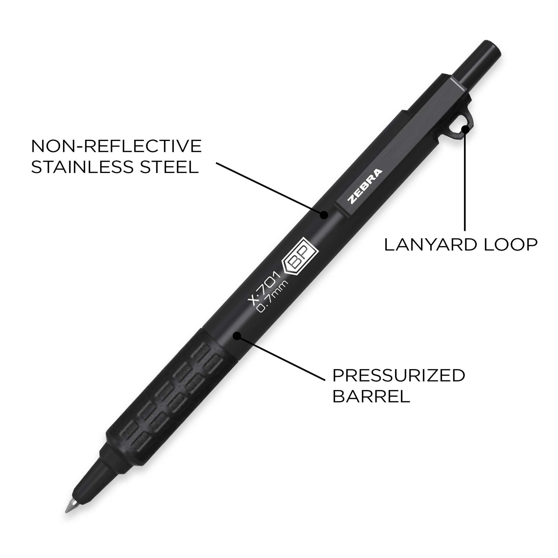 Amazon.co.jp: Zebra Pen (ゼブラペン) X-701 タクティカル ボールペン