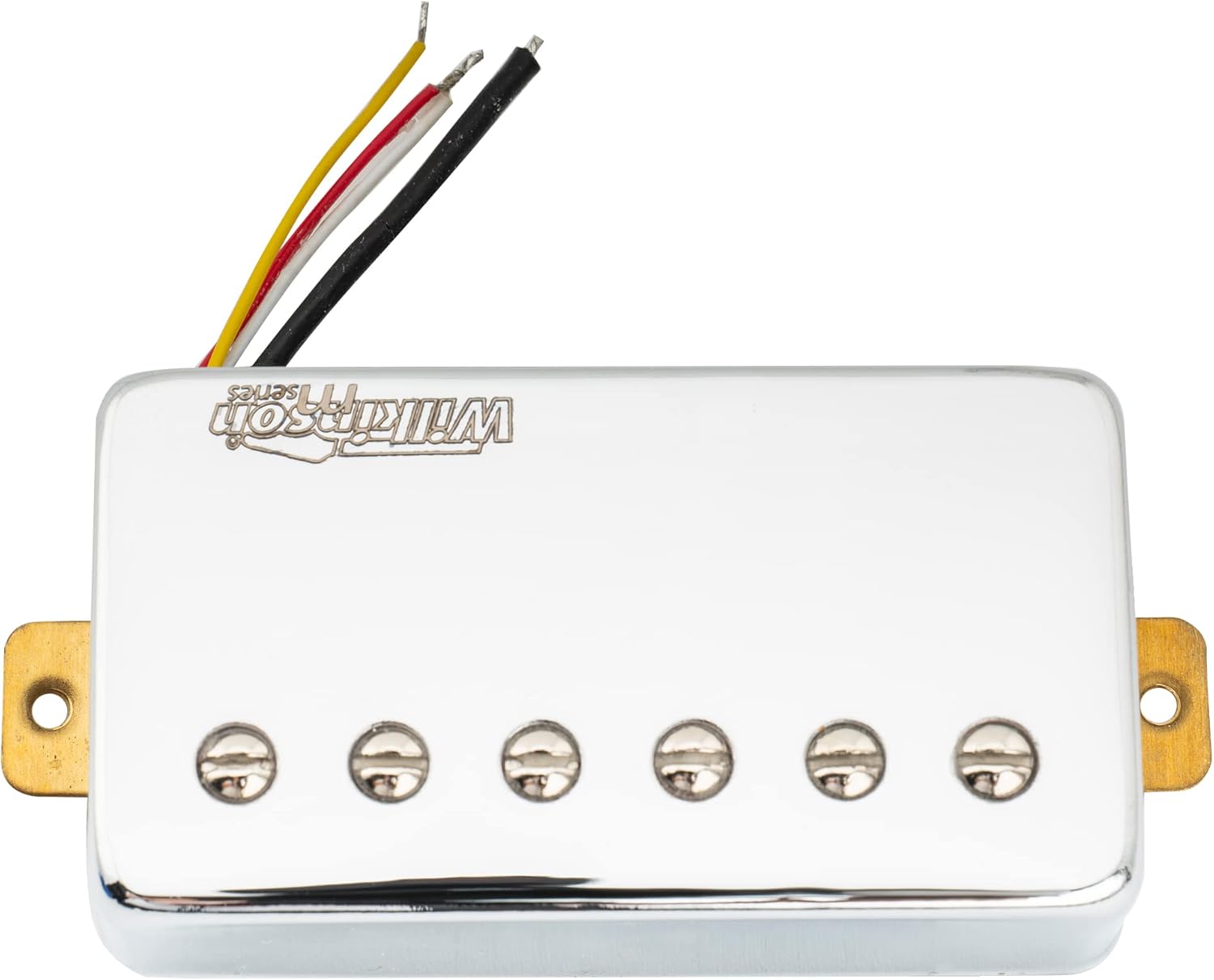 Wilkinson Vintage Tone Alnico 5 Humbucker Neck Pickup for Les Paul Style Electric Guitar, Chrome