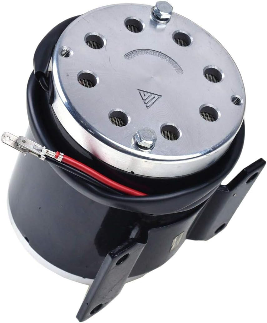 Top view of Kuayi MY1020 motor showing ventilation holes