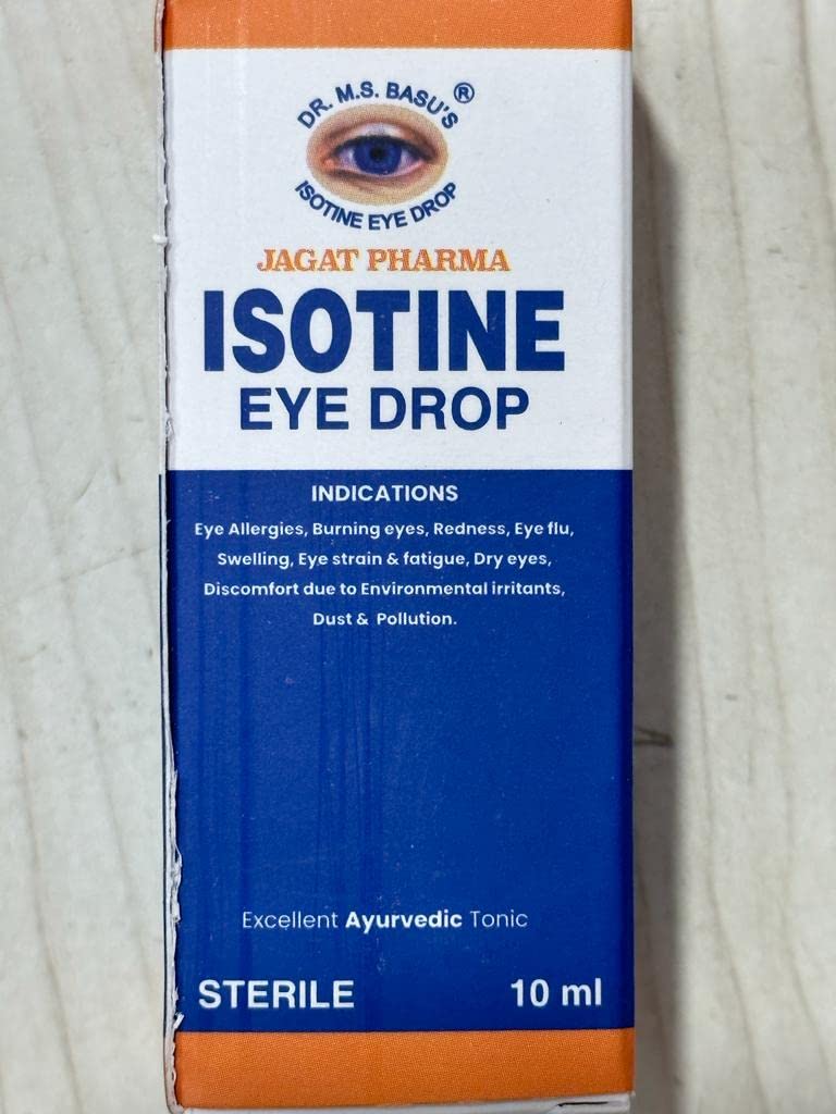 Isotine Eye Tonic - For Complete Family - 6 Vails of 10 ml each