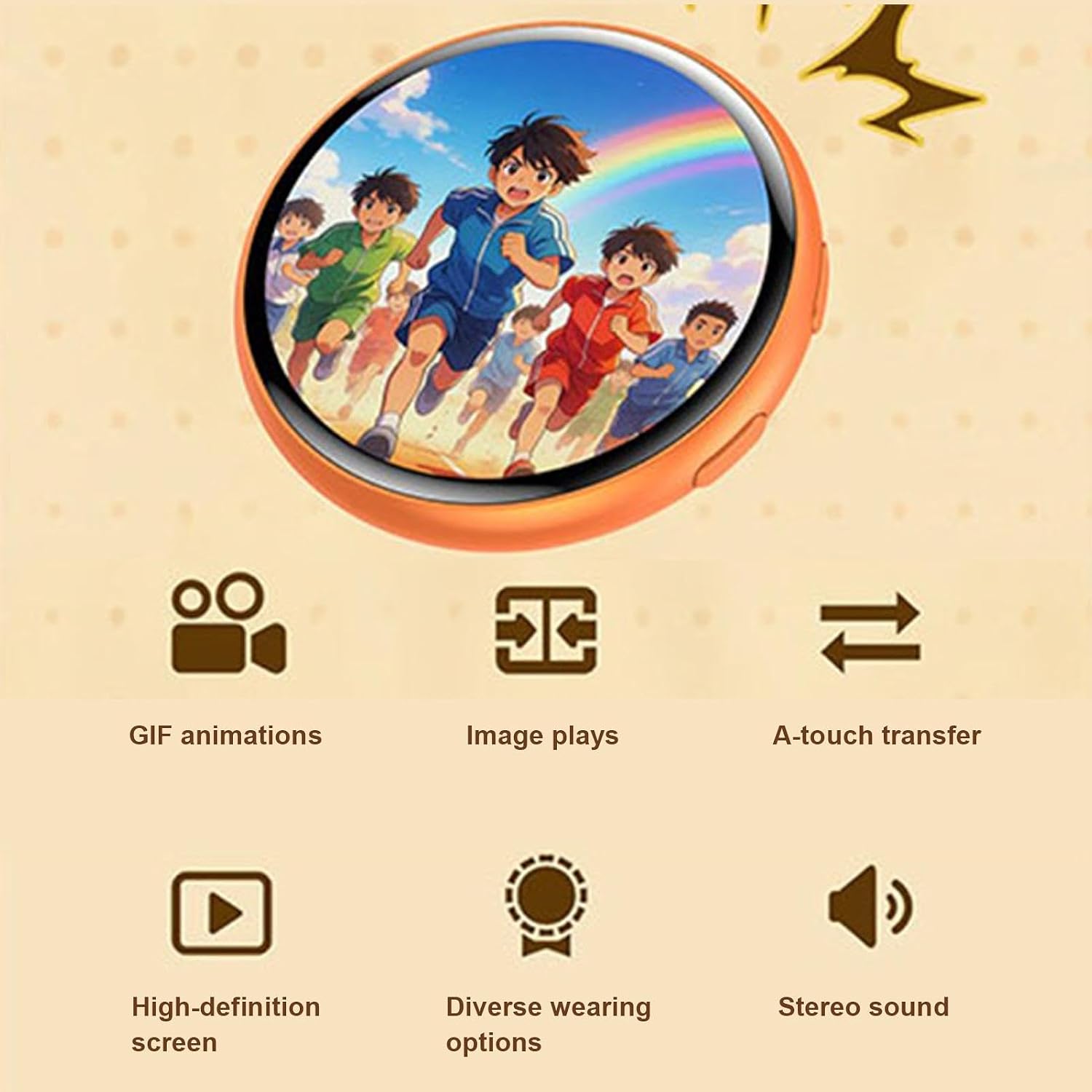 Digital Badge Anime Pins for Backpacks, Electronic Badge Personalized image 5