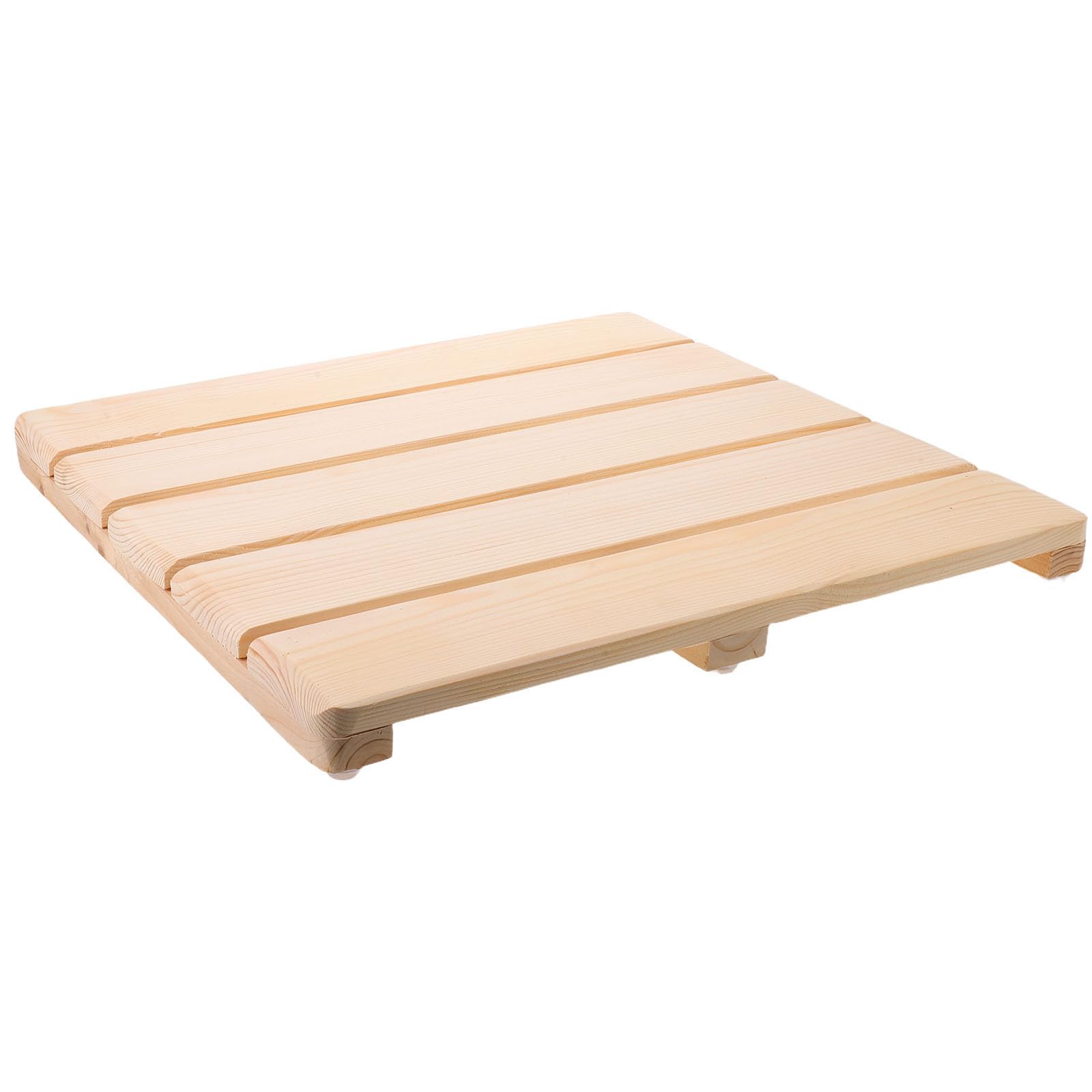 minkissy Tappeto Antiscivolo in Legno per Doccia e Bagno, Pannelli