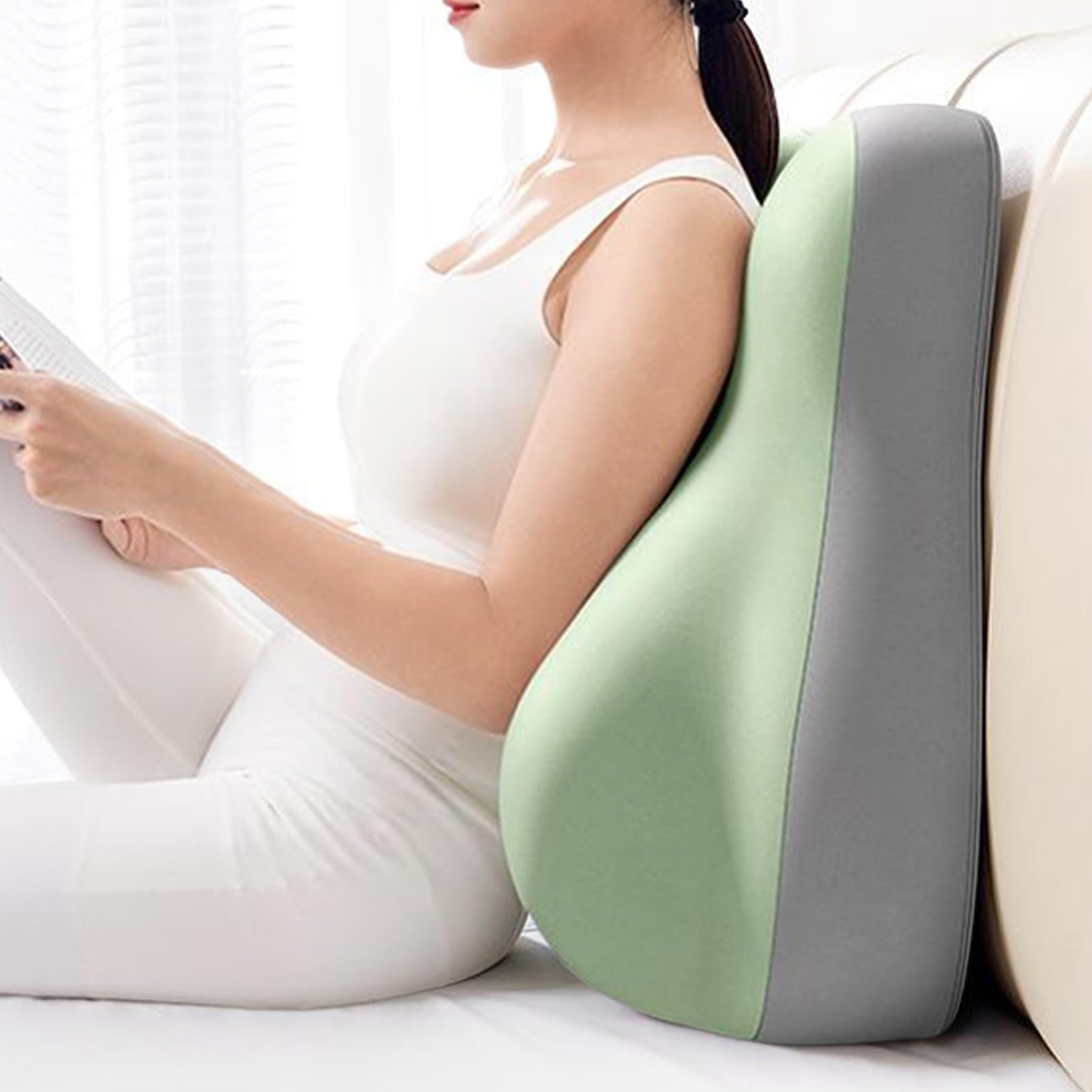 Cuscino Supporto Ispessito E Portatile | Cuscino Ergonomico In Schiuma A Basso Profilo Per Letto, Divano, Sedia E Per Chi Rimane Seduto A Lungo: Lavoratori, Donne,