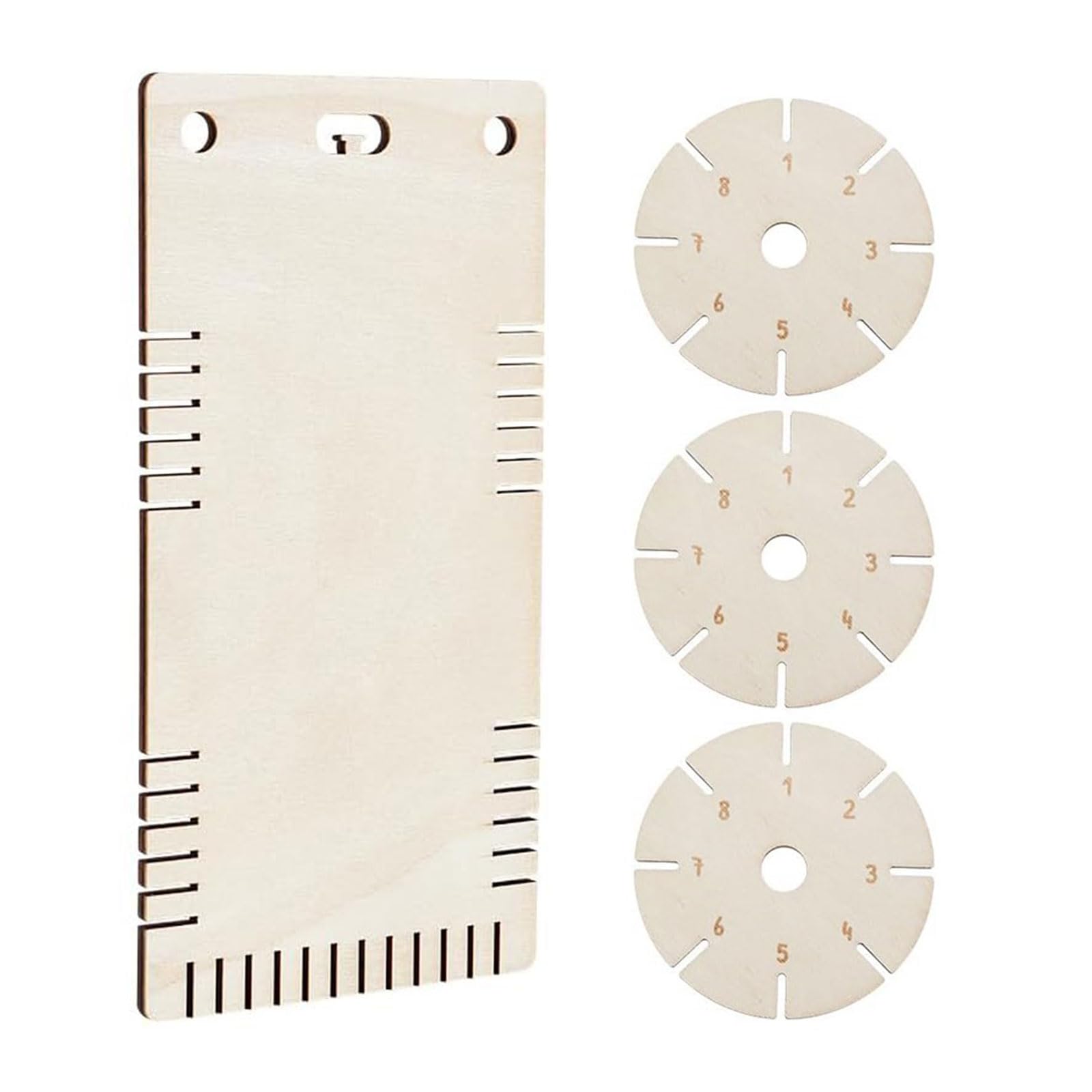 Shurhome Sturdy Wood Bracelets Weaving Set for Jewelry Making and Craft Projects Handcraft Jewelry Weaving Plate