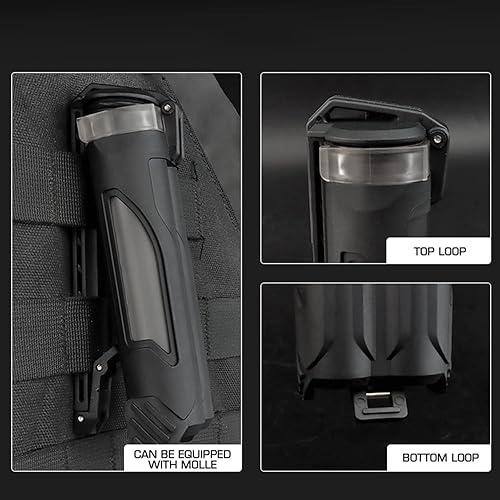 Miniatura 2 de DoxiGlobal Fundas tácticas para almacenamiento de baterías recargables, contenedor protector de supervivencia impermeable, ajuste