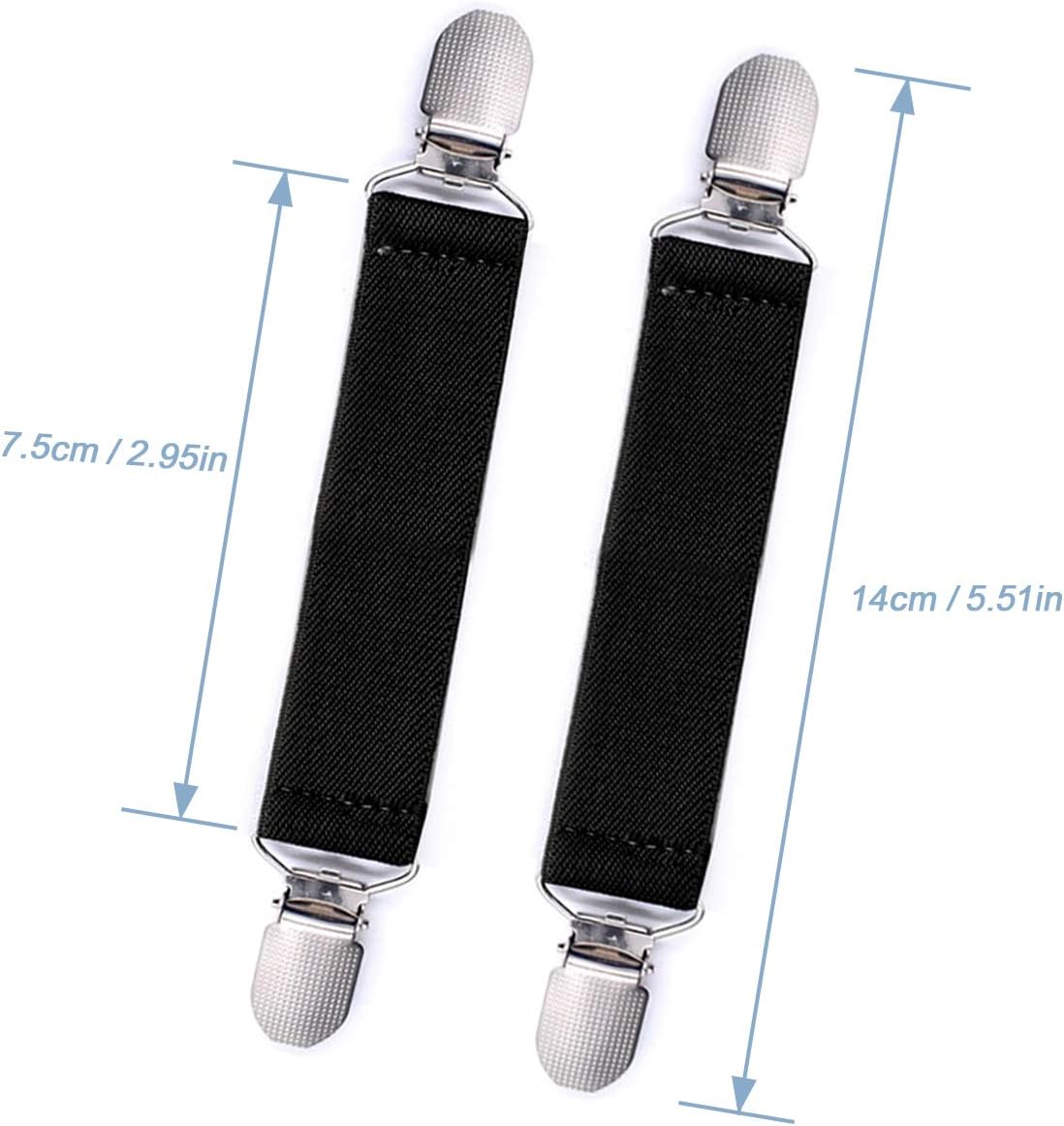 Century Star Stainless Steel Mitten Clips For Kids Elastic Glove Clips For Kids Babys Adults Winter Mitten Clips - Image 4