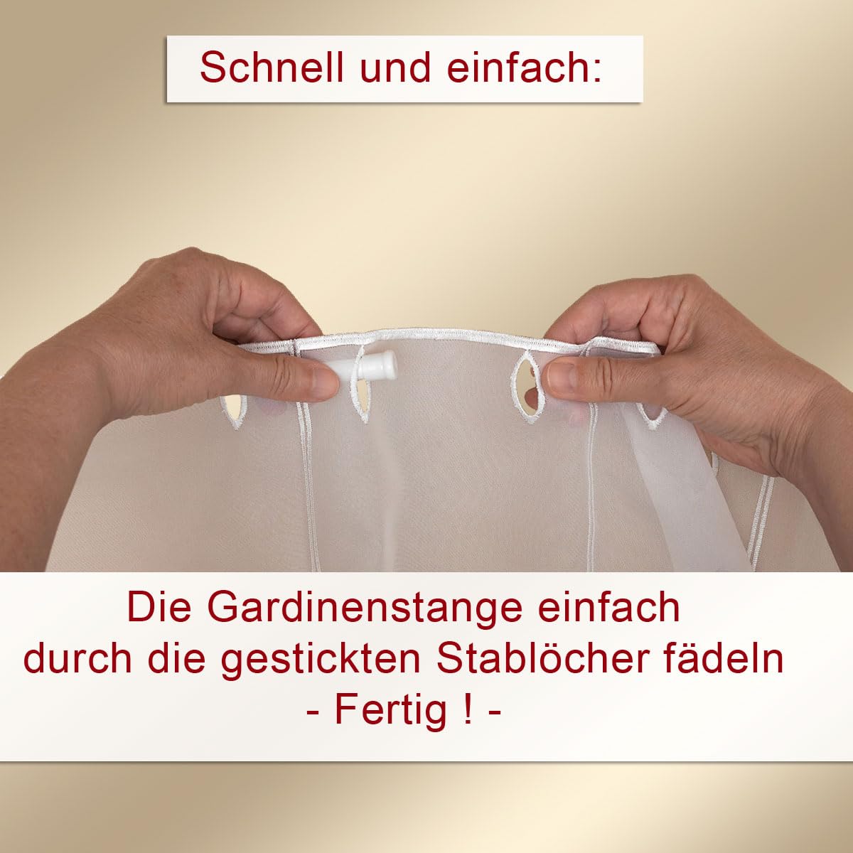 Scheibengardine Zitronen bestickt | Echte Vogtländische Spitze Landhaus Küchengardine & Bistrogardine | Kurzgardine sommerliche-fruchtige Fensterdeko Kurzstore Allzeit-Deko H x B 55 x 107 cm