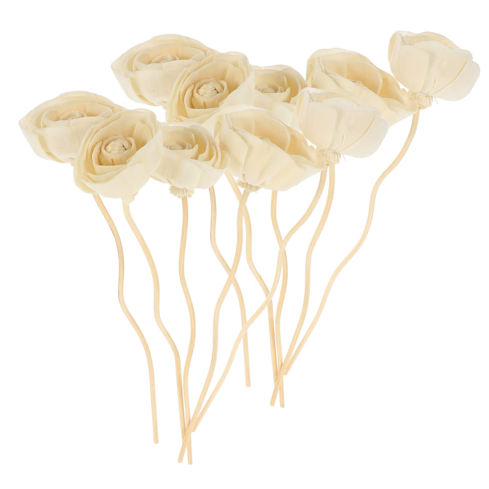 POPETPOP 3 Series Varillas Difusoras De Aromas con Flores Decorativas Y Aromáticas para Hogar SPA Y Oficina 10 Piezas*3