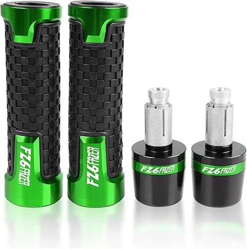 Para Y&AMAHA Fz6 Fz-6 FZ6 FAZER 2004 2005 2006 2007 2008 2009-2010 Accesorios Manillar Empuñaduras Manillar Extremos de la Manillar Tapa de la