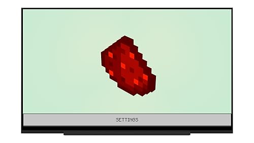 3D Block Craft, Redstone Dust Live Wallpaper | Redstone Dust Screensaver for Minecraft. Pixel Art 8B