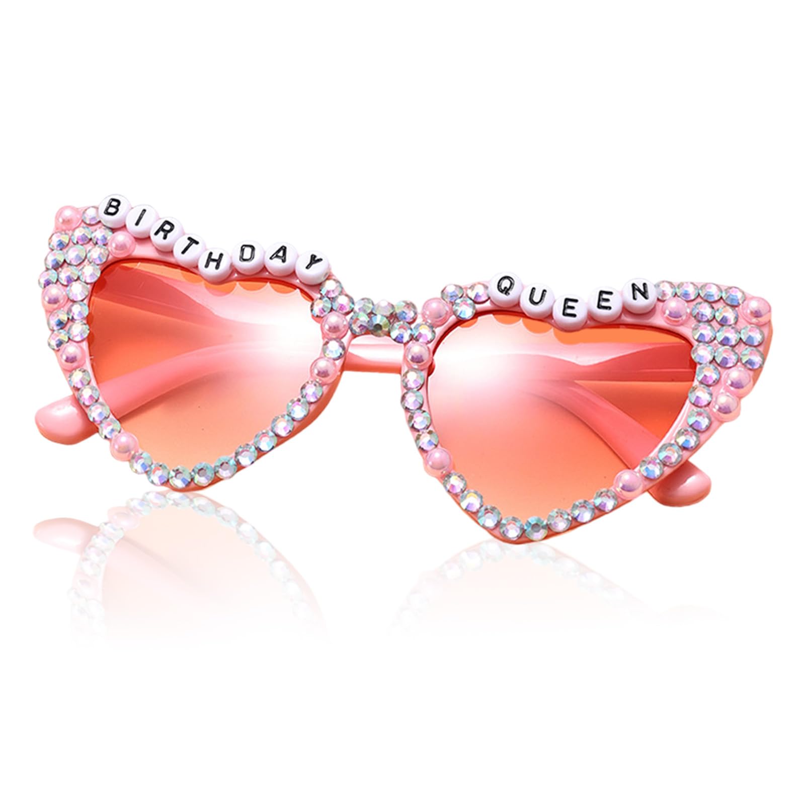 10 Pezzi Occhiali da Sole per Bambini - forma di cuore, Colori assortiti