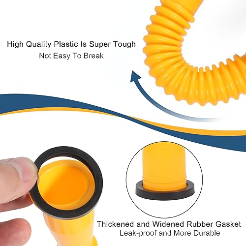 Miniatura 3 de Repuesto de boquilla de gasolina, boquilla de lata de gas, para latas de gas de 12510 galones, reemplazo de latas de gas de estilo antiguo, incluye