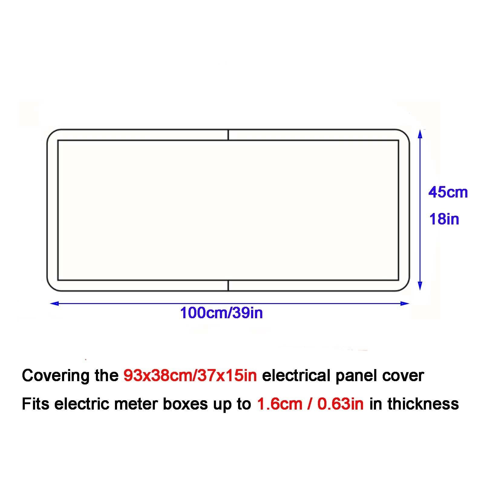 100cm Panelu Elektrycznego z Półkami, Podwójne Drzwi