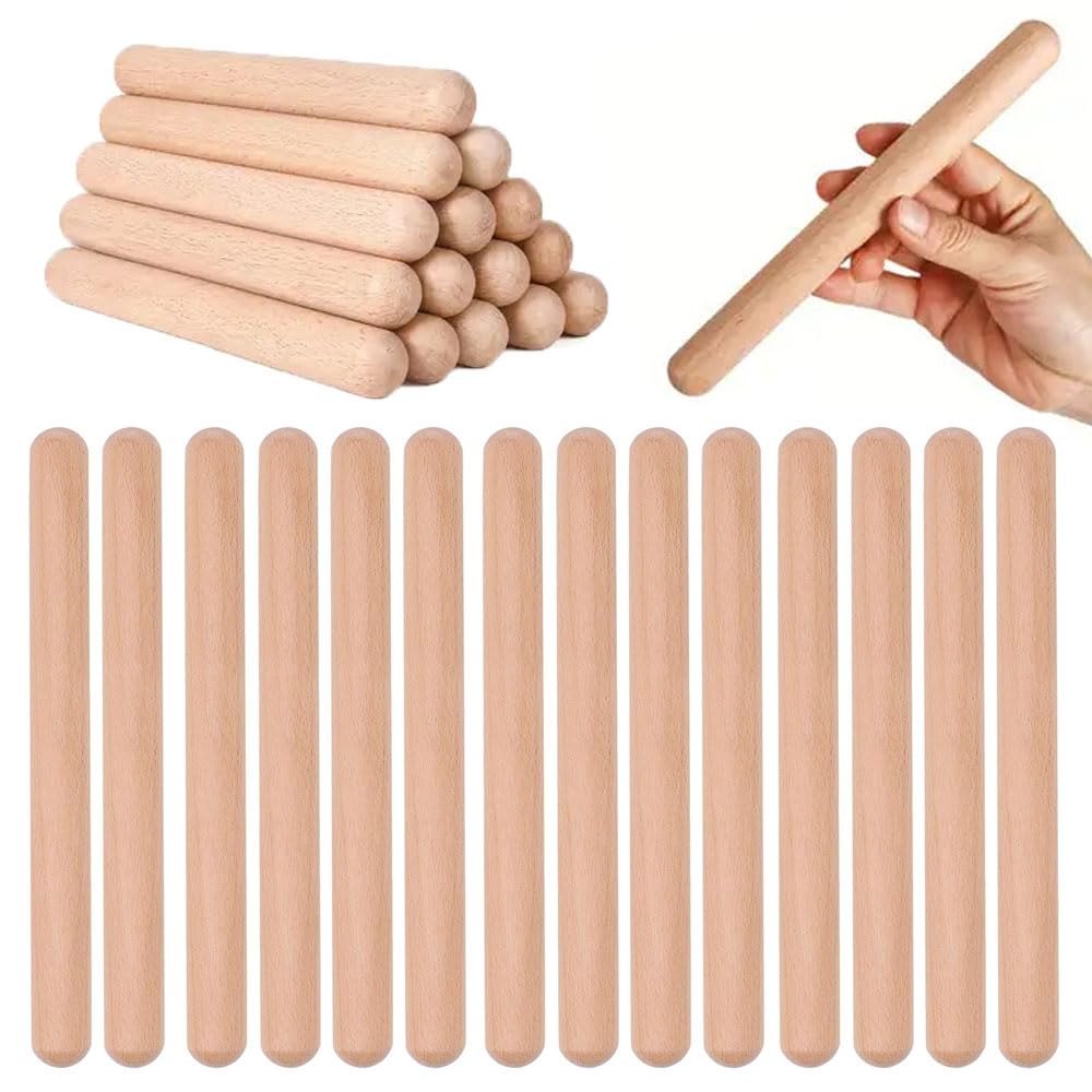 Lot de 30 morceaux de musique, morceaux de rythme, morceaux de rythme, morceaux de musique en bois, instruments à percussion pour la salle de classe, morceaux de rythme, pièces de musique pour