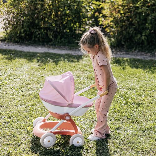 Cochecito de juguete SMOBY Pop Pram estable para aprender a pasear muñecos desde 18 meses 4