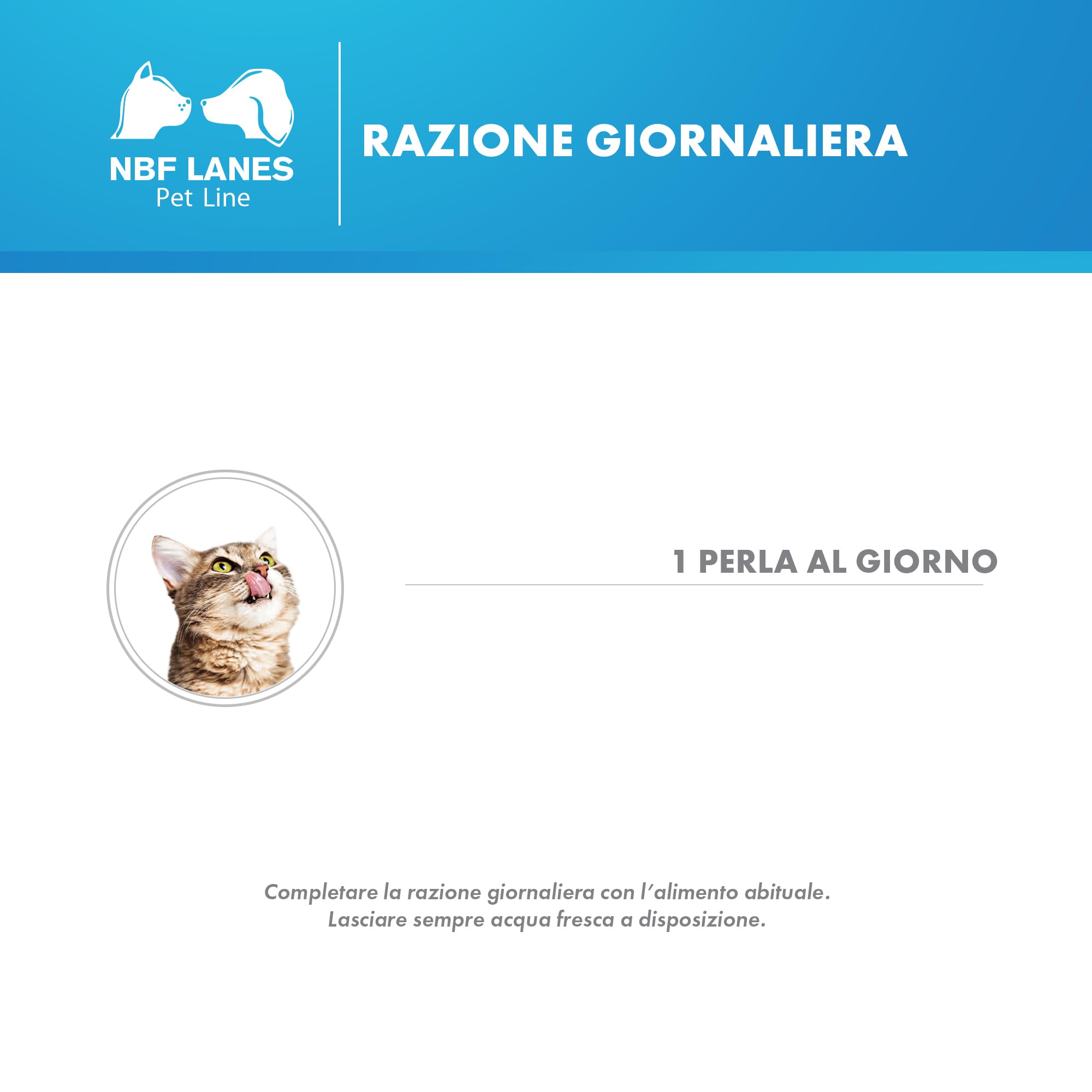 NBF Lanes | Nefrokrill Gatto, 30 Perle Softgel, Supporto alla Funzione Renale in Caso di Insufficienza Renale Cronica, per Gatti Adulti e Senior