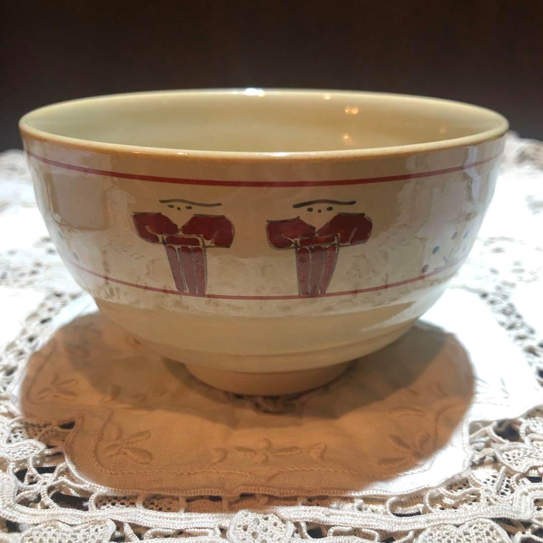 赤膚焼 奈良絵菓子器 曲菓子鉢 大塩昭山 共木箱 緑釉 赤膚焼