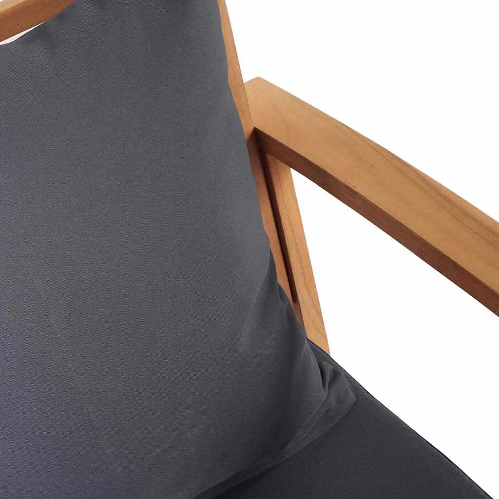 Set di 5 divani da giardino in teak naturale, resistente alle intemperie, per balcone e sala da pranzo, robusto e durevole