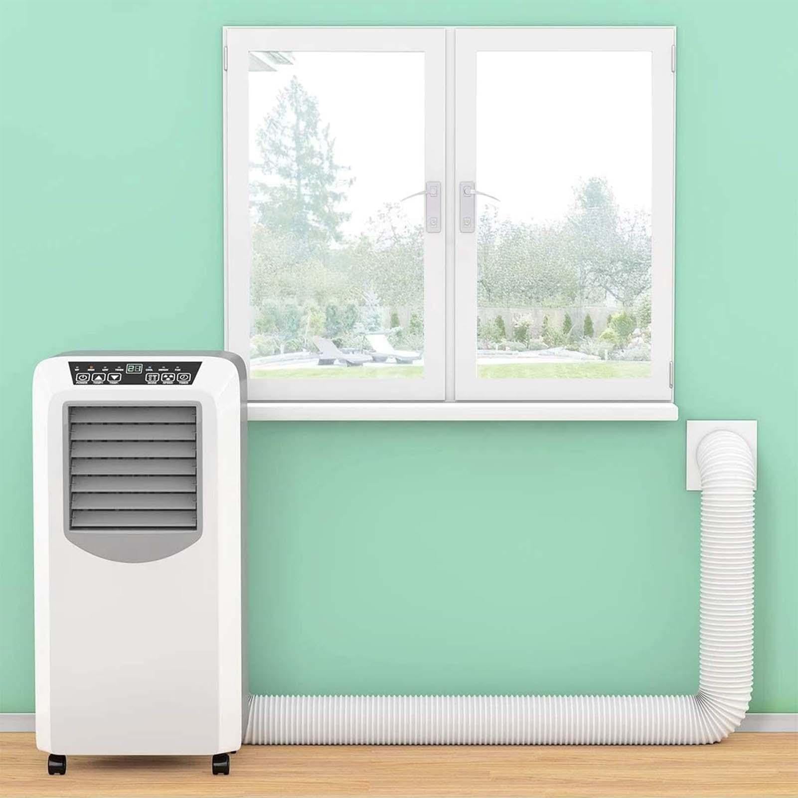 Manguera de aire acondicionado portátil | Conducto de ventilación de RV | Tubo de CA para exteriores e interiores para autocaravanas | Tubo de ventilación de aire flexible