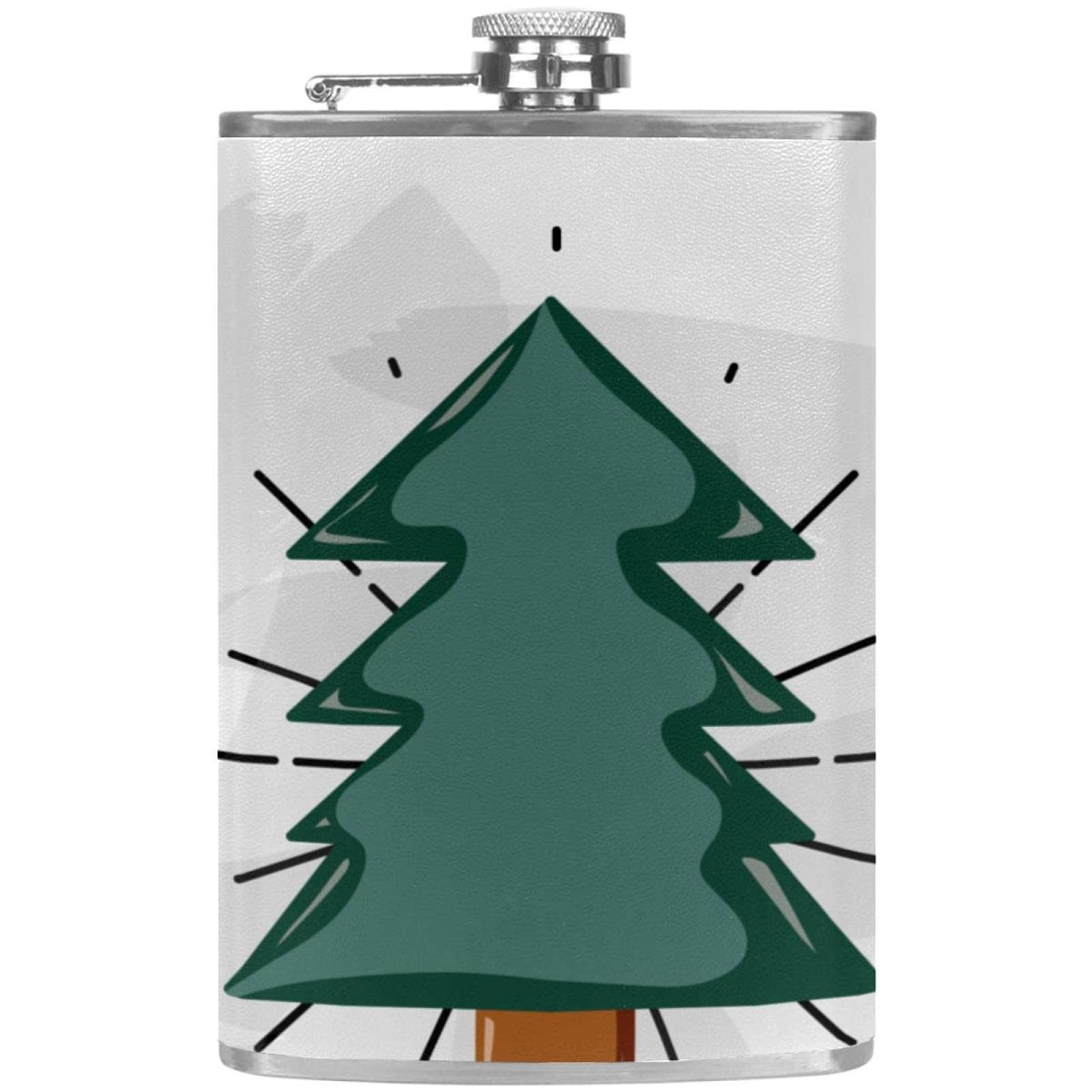 Flasque pour liqueur anti-fuite avec entonnoir : emportez vos boissons de Noël en camping sans verser