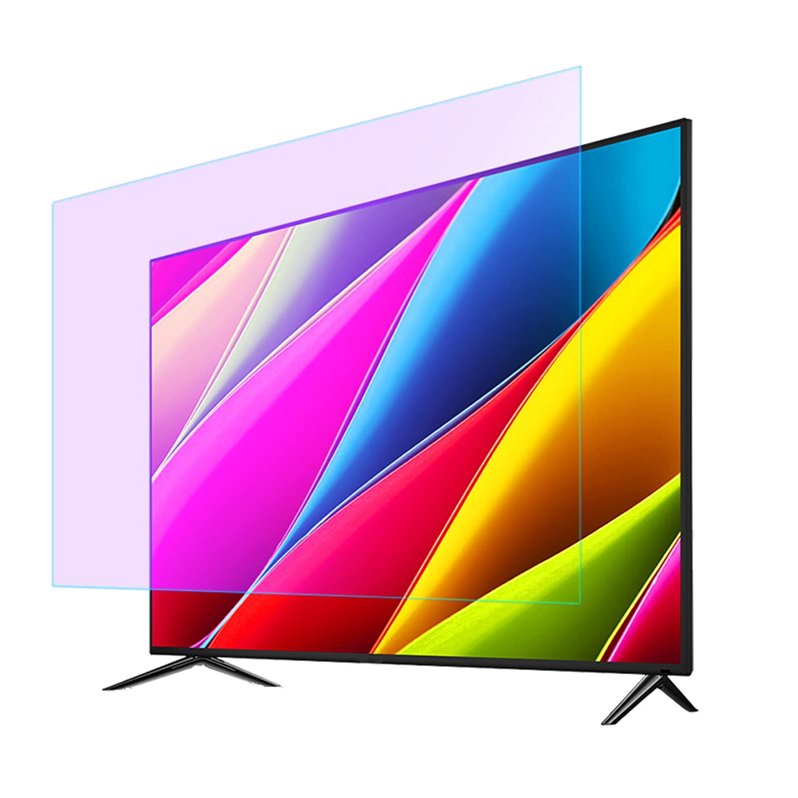 Anti UV TV Screen Protector for 32 Inch, Indoor & Outdoor Anti Glare TV Anti Blue Light Screen Frosted Film Anti-Reflection Rate Up to 90%,32" 698392