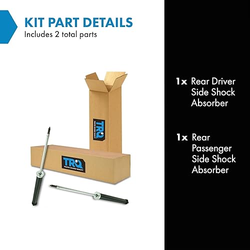 Miniatura 2 de TRQ Amortiguador trasero LH RH Driver Pasajero Par 2pc Set para Chevy Cruze Volt