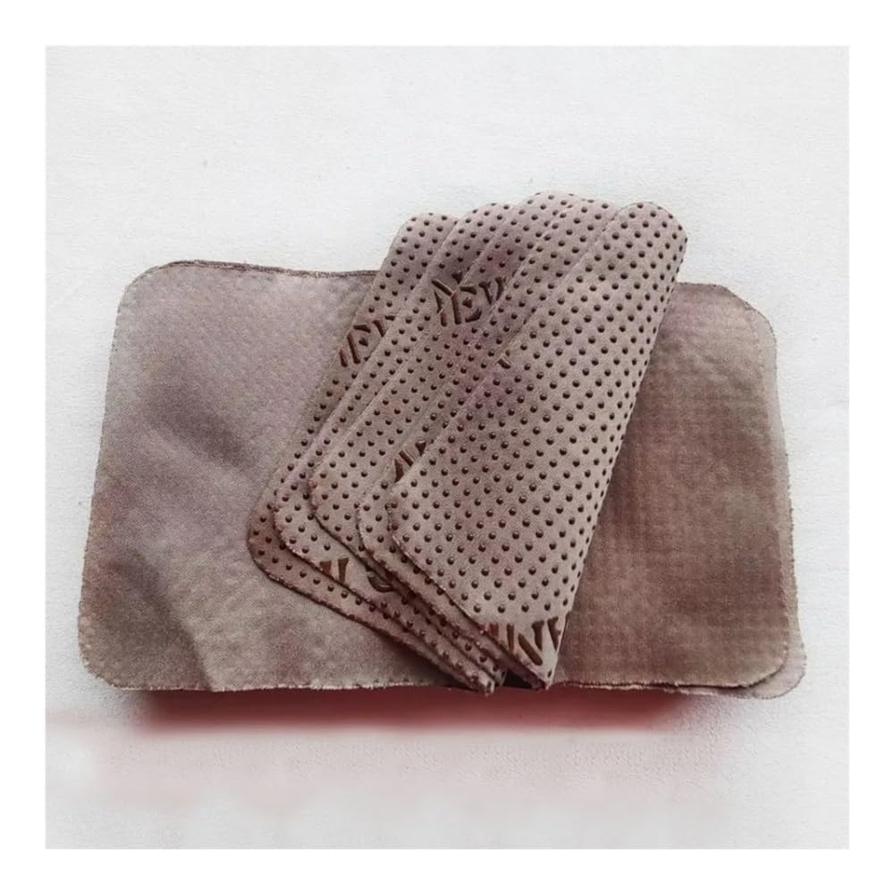 10 toallitas antideslizantes de microfibra para gafas, tamaño pequeño, color gris y marrón, para limpiar lentes, cámara, reloj de pulsera (10 marrones)
