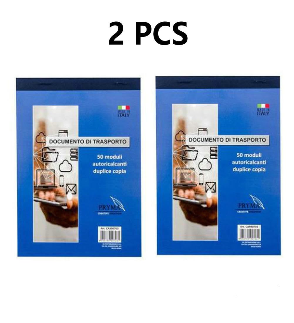 Blocchi Documento Di Trasporto DDT A5 - 2 Copie, 50 Moduli Autocopianti, Confezione Da 2 Blocchi - Foto 4