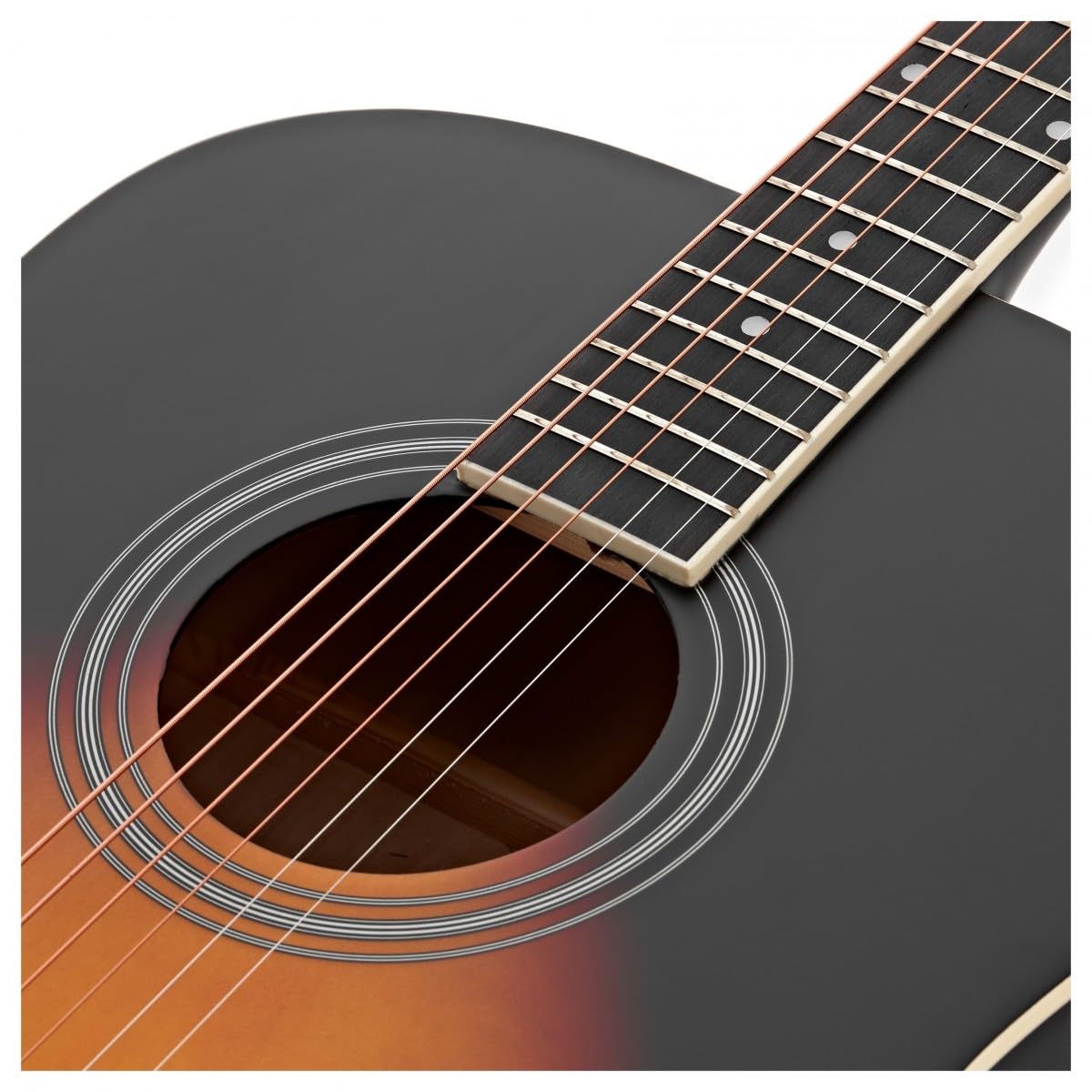 Guitare Acoustique Dreadnought et pack Accessoires par Gear4music, Sunburst