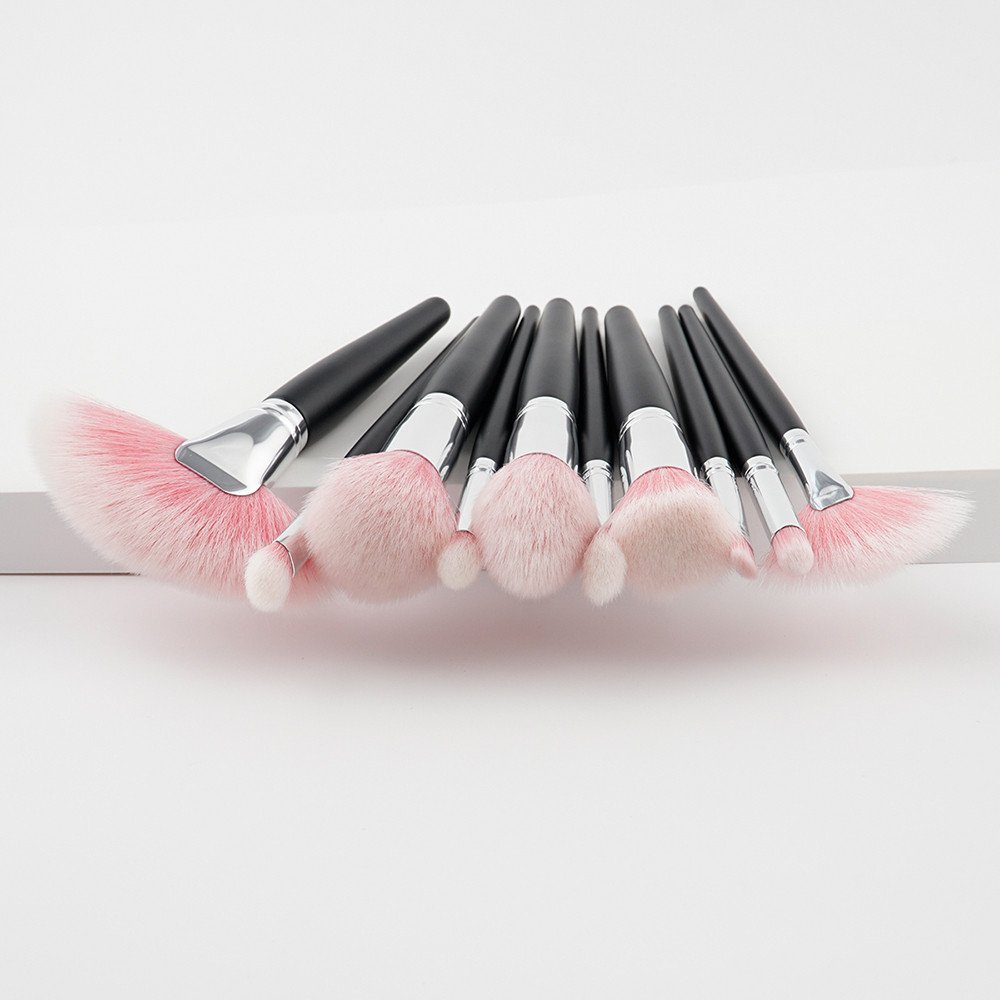 10 Stücke Kosmetische Augenbraue Lidschatten Pinsel Make-Up Pinsel Sets Kits Werkzeuge Make-Up Pinsel Reinigung Matte