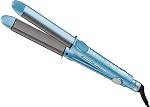BaBylissPRO Nano Titanium et Céramique U-Style Double Tension 1" Fer plat de pouce avec plaques latérales courbes uniques pour les flips, vagues & Courroies