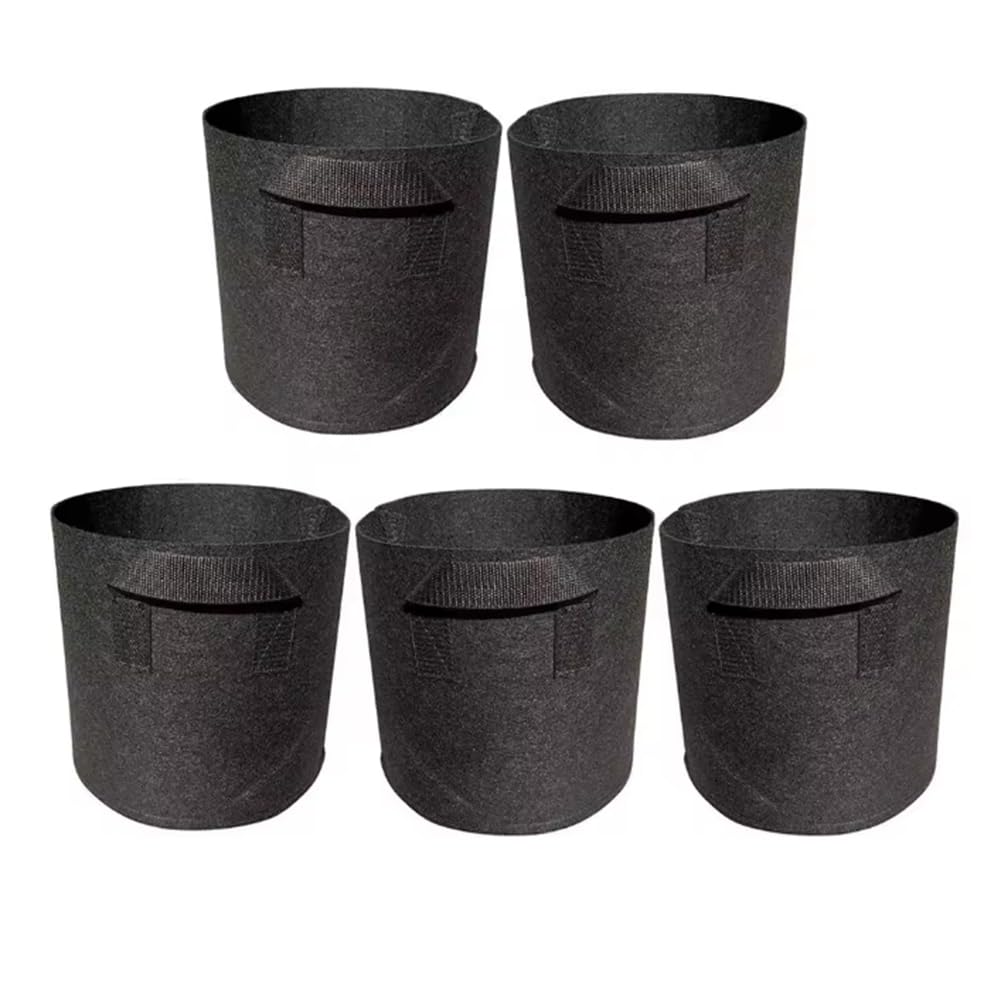 Les Pots de Semis Cultivent des de 30 Pcs 5pcs Tissu avec des Poignées Plantation D'