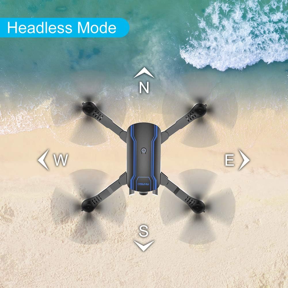 AKASO A300 Foldable Drone with Camera 1080P Camera FPV Drones Live Video Altitude Hold One Key Take Off/Landing RC Drone Best Gift for Boys and Girl Drone for Beginners Adults Kids