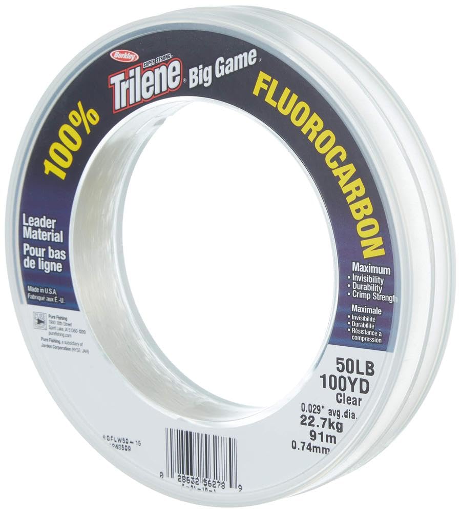 Berkley Big Game Fluorocarbon Leaders, Fishing Line, Fluorocarbon, Allround Fishing, 100% Professional Grade Flurocarbon - Image 3